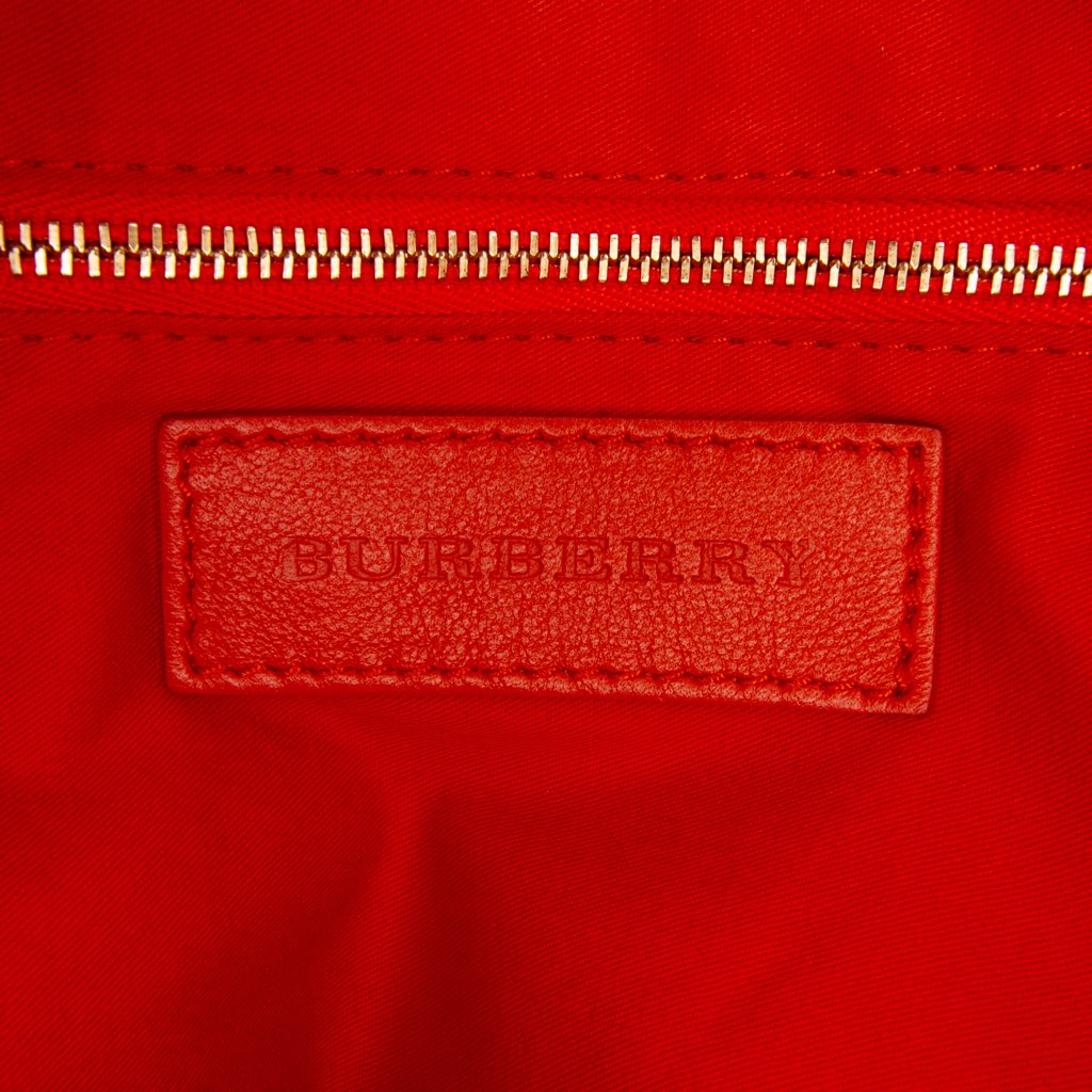 Burberry Small Haymarket Check Coated Canvas Canterbury Tote - Side view