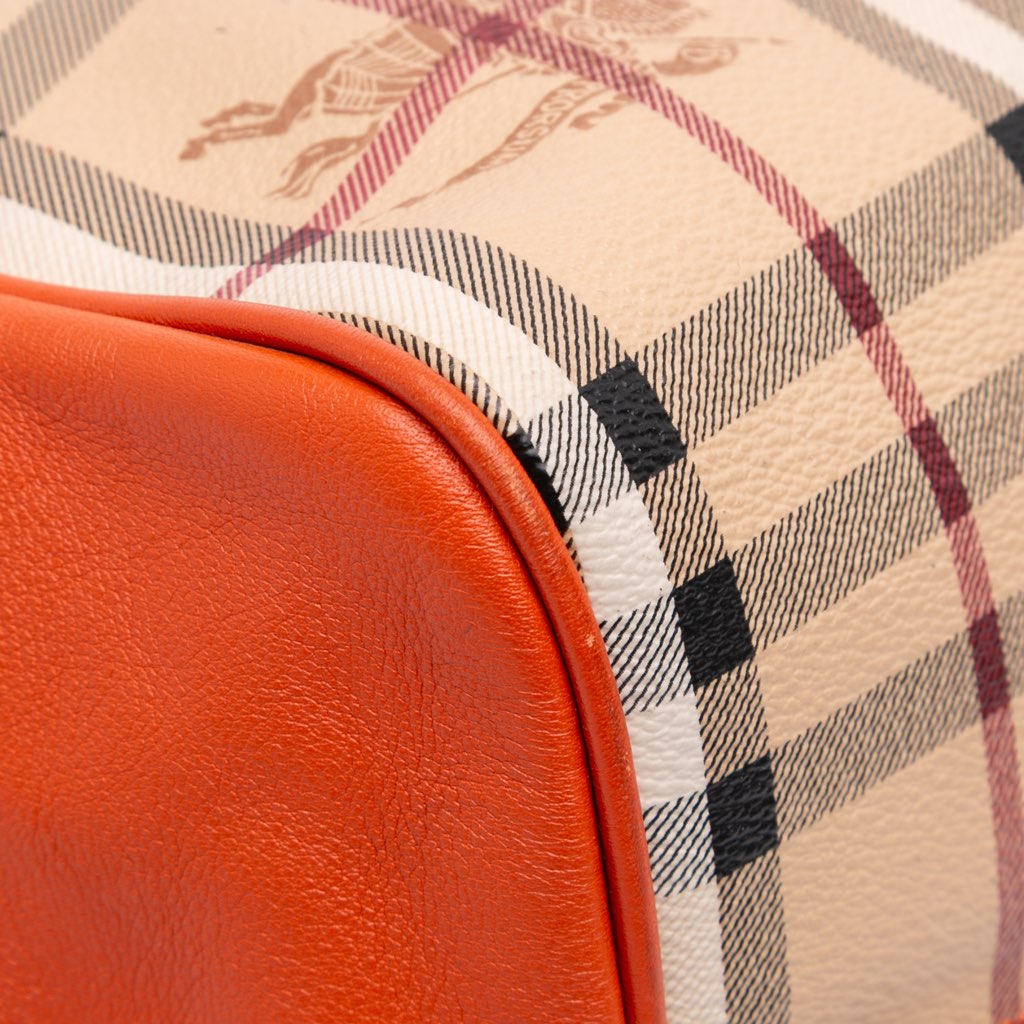 Burberry Small Haymarket Check Coated Canvas Canterbury Tote - Image 10