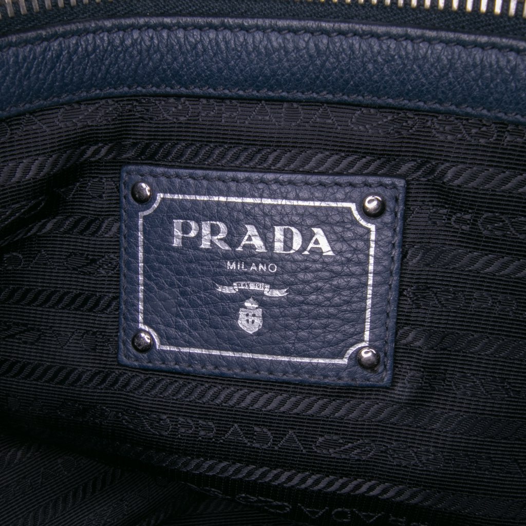 Prada Vitello Phenix Side Zip Shopper Tote - 5
