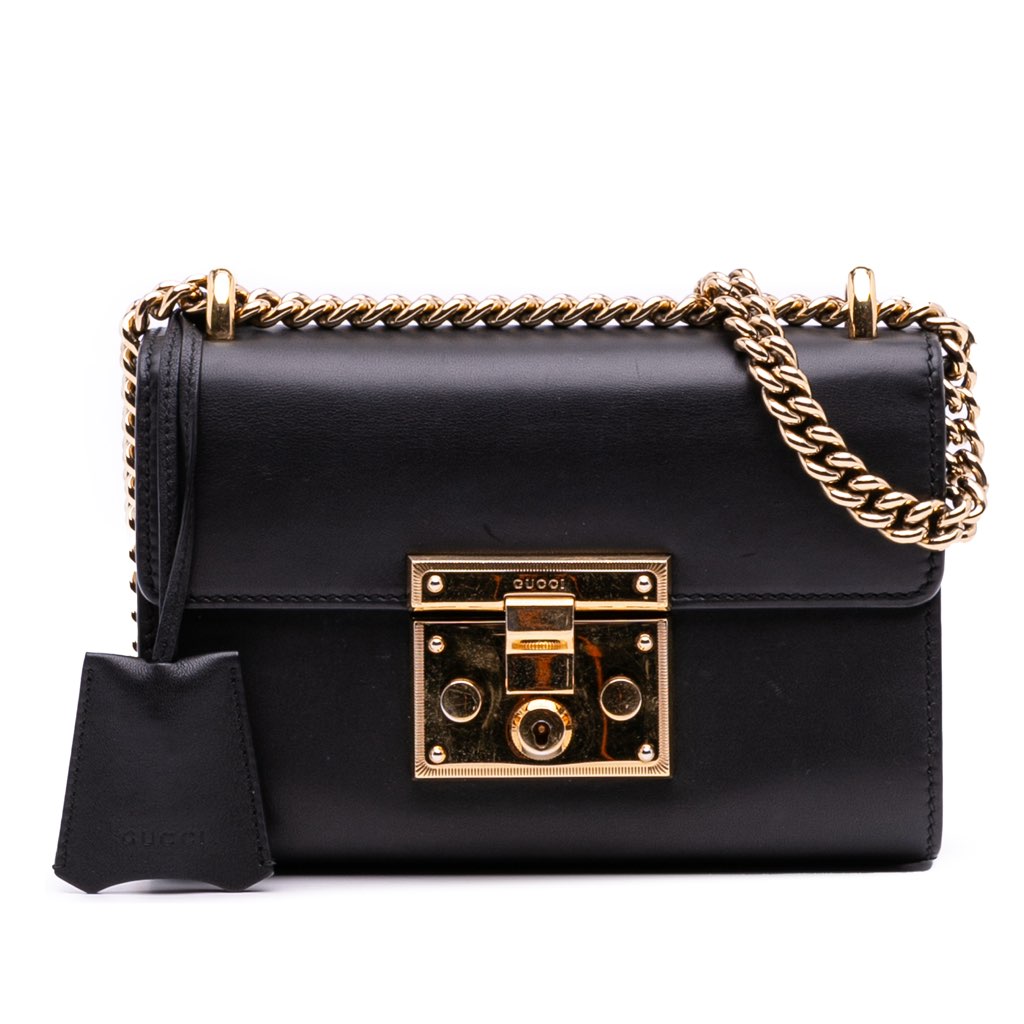 Gucci Small Leather Padlock Crossbody
