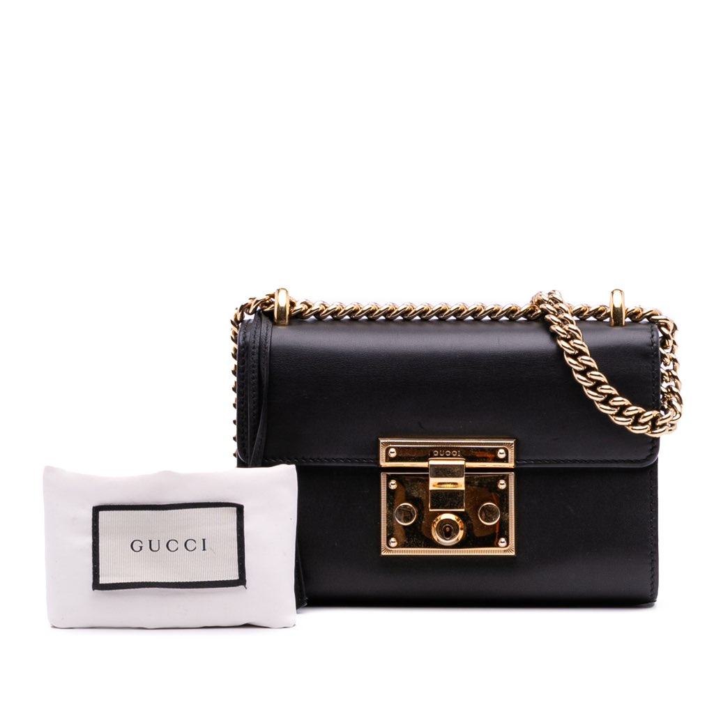 Gucci Small Leather Padlock Crossbody - Image 14