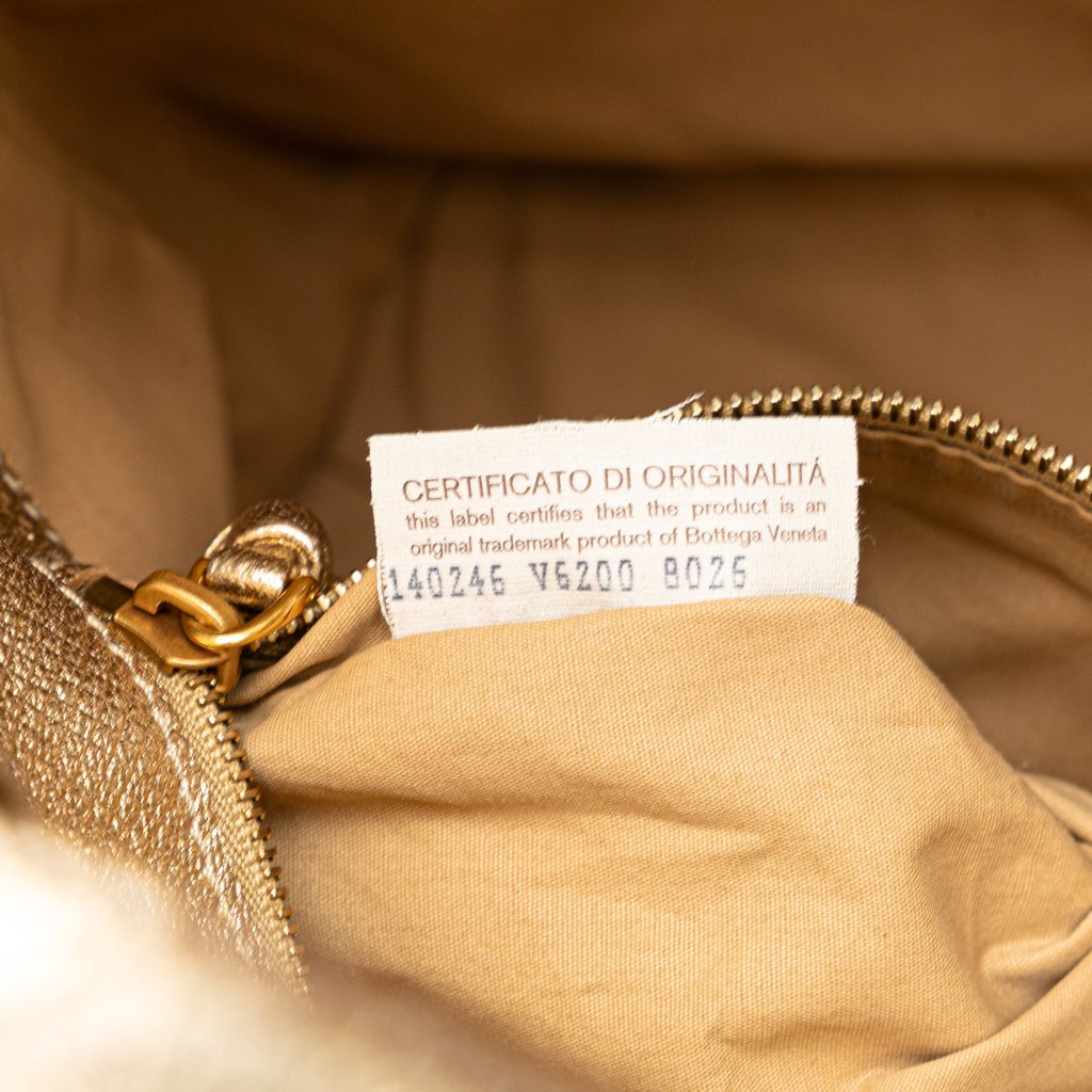 Bottega Veneta Calfskin Intrecciato Grommet Handbag - Side view