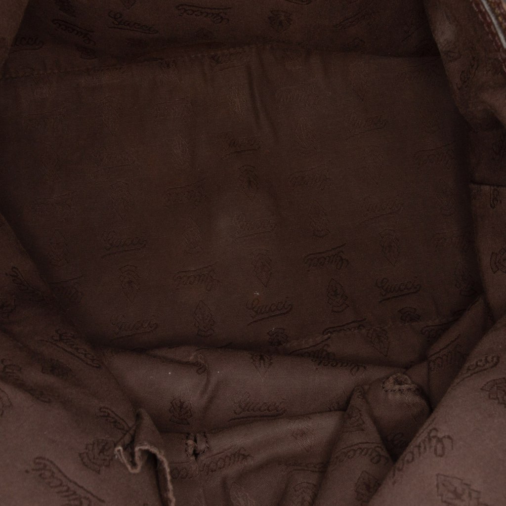 Gucci Medium GG Canvas Charm Dome Satchel - 4