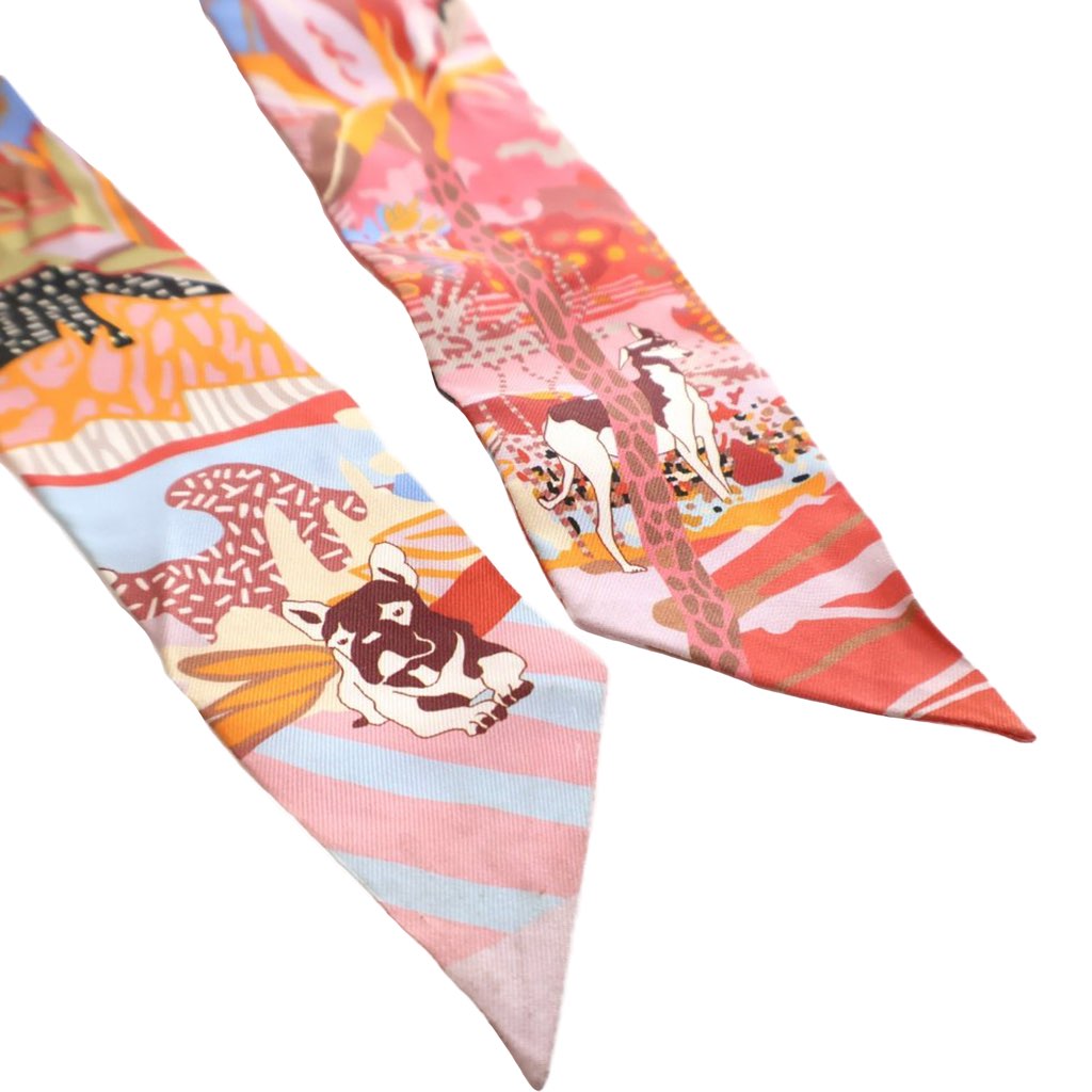 Hermès En Liberte Silk Twilly Scaf - 5