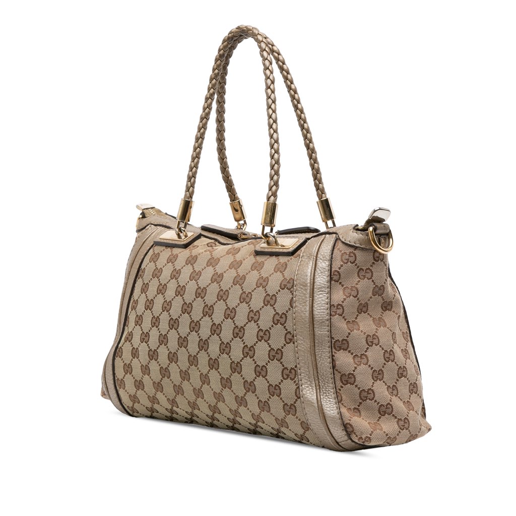 Gucci GG Canvas Bella Satchel - Back view