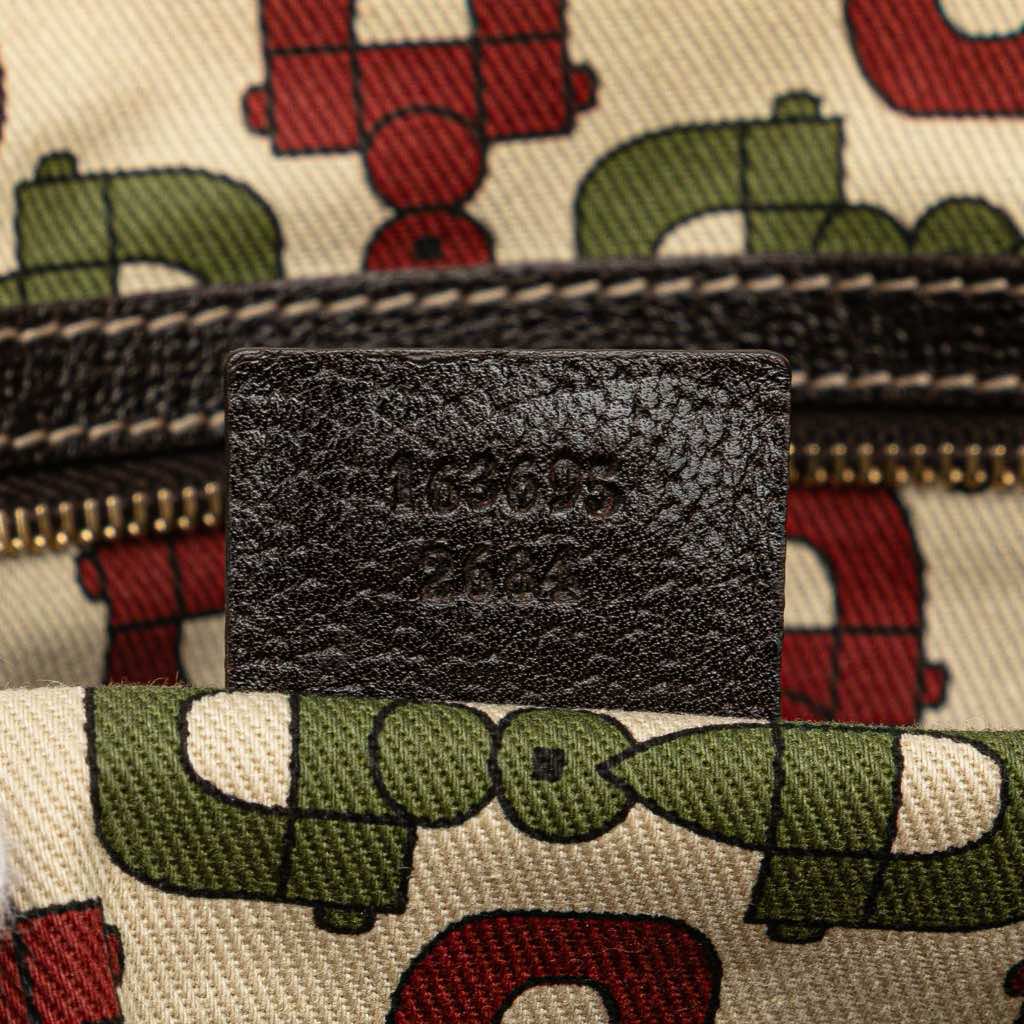 Gucci GG Canvas Embroidered Mushroom Tote - Detail 1