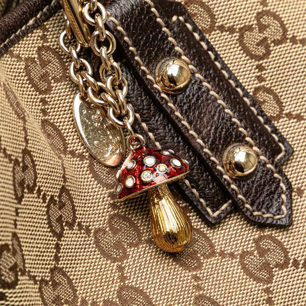 Gucci GG Canvas Embroidered Mushroom Tote - Detail 2