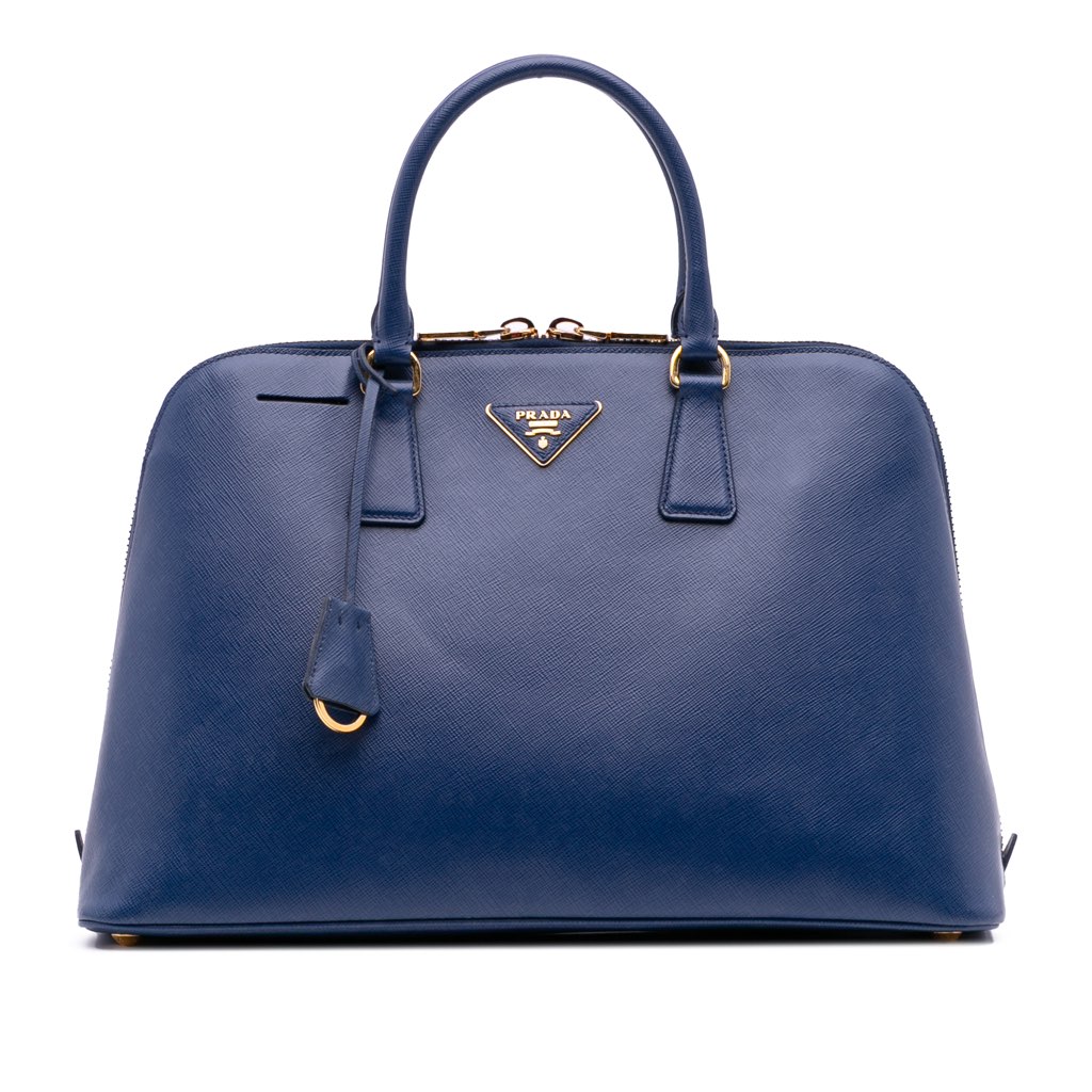 Prada Large Saffiano Lux Promenade Satchel