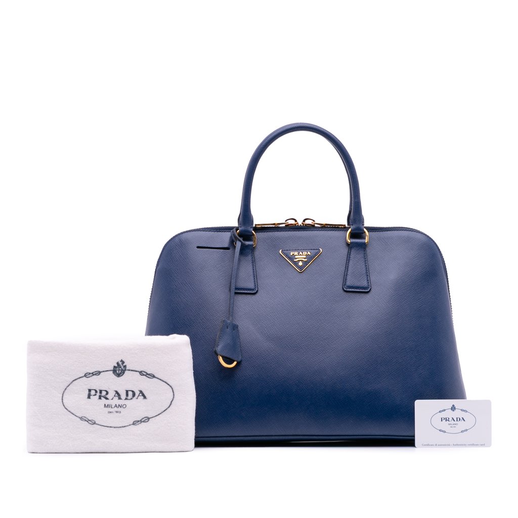 Prada Large Saffiano Lux Promenade Satchel - Image 15
