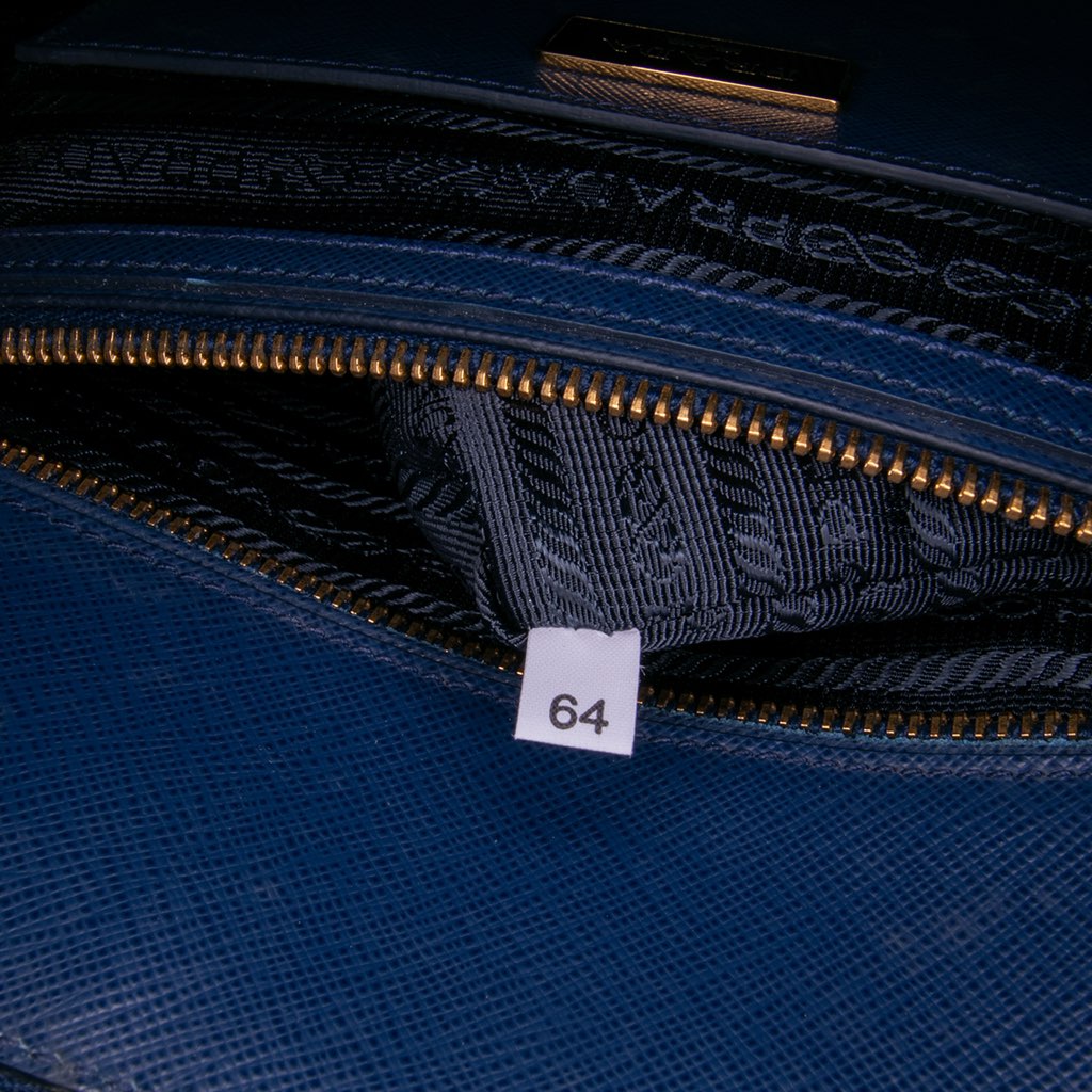 Prada Large Saffiano Lux Promenade Satchel - Detail 1