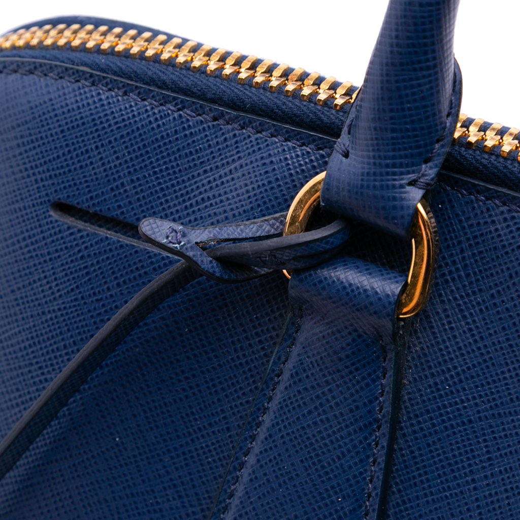 Prada Large Saffiano Lux Promenade Satchel - Image 11