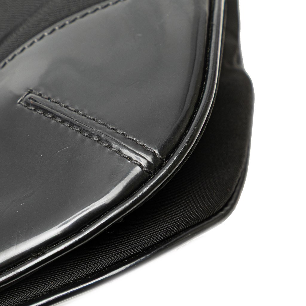 Prada Vitello Trimmed Tessuto Zip Top Crossbody - Image 11