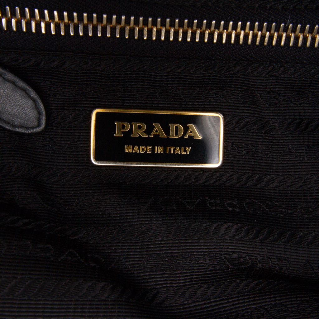 Prada Chevron Quilted Tessuto Dome Satchel - 5