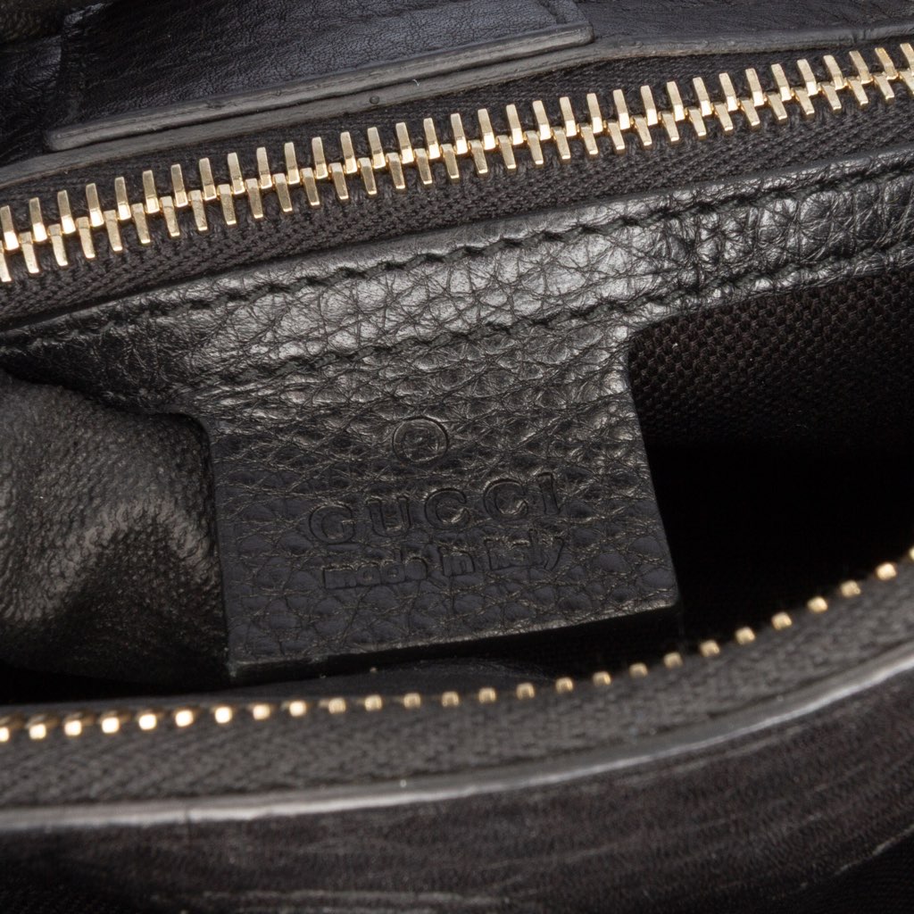 Gucci Medium Calfskin Bamboo Shopper Satchel - 5