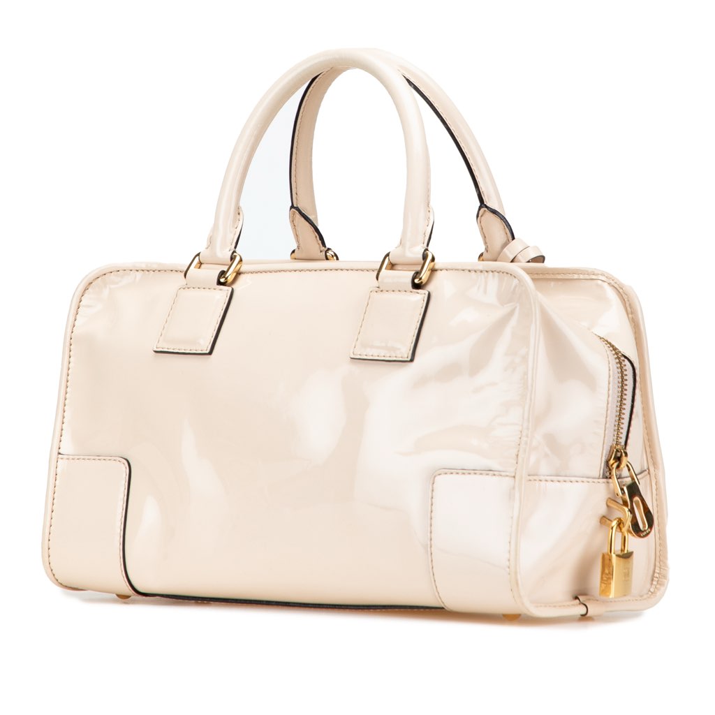 Loewe Patent Amazona 28 Handbag - Back view
