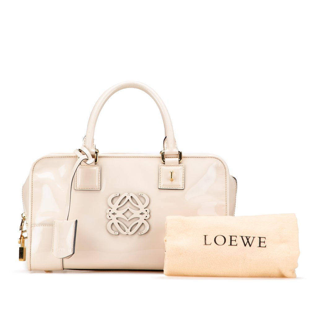 Loewe Patent Amazona 28 Handbag - Image 13