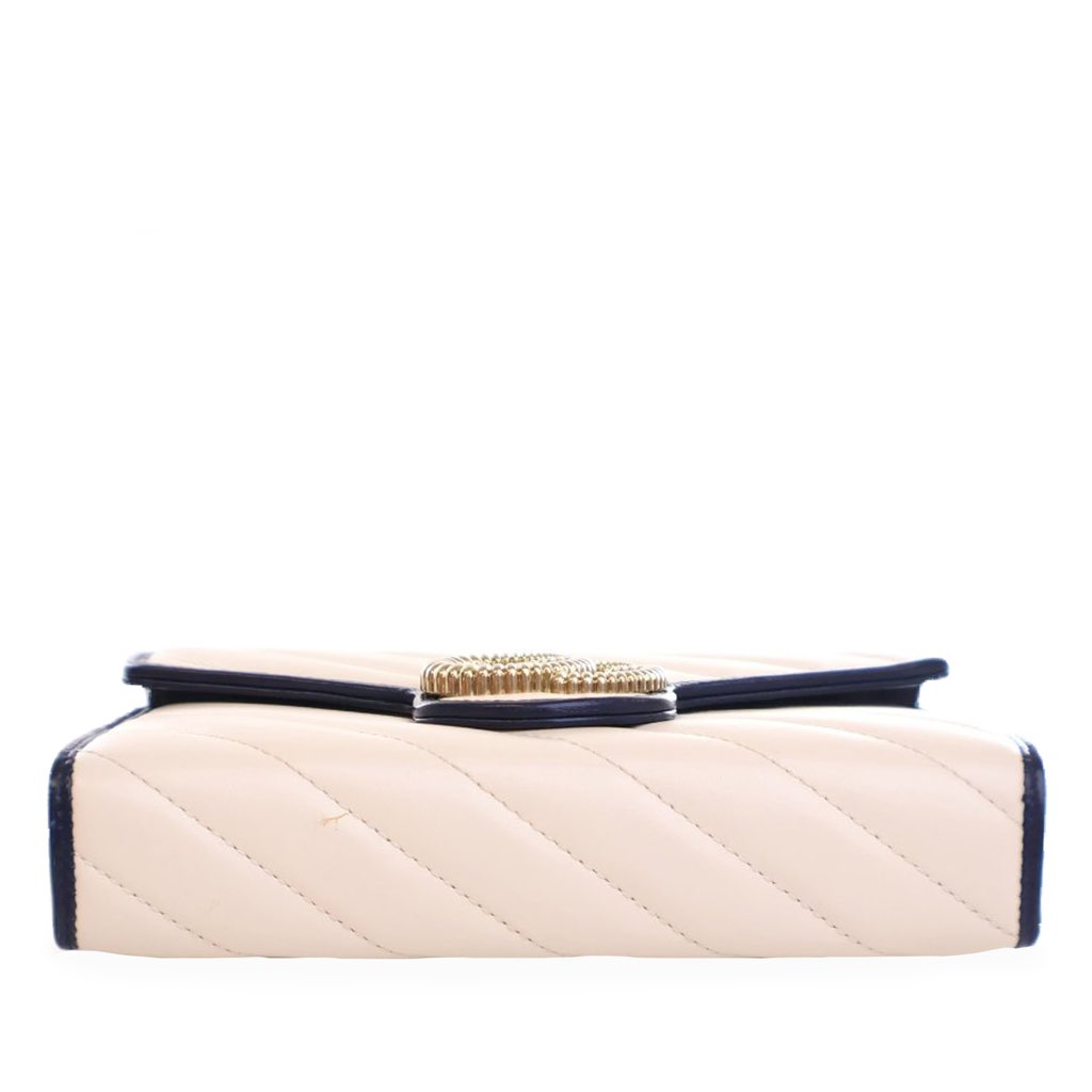 Gucci GG Marmont Matelasse Leather Torchon Wallet On Chain - 3
