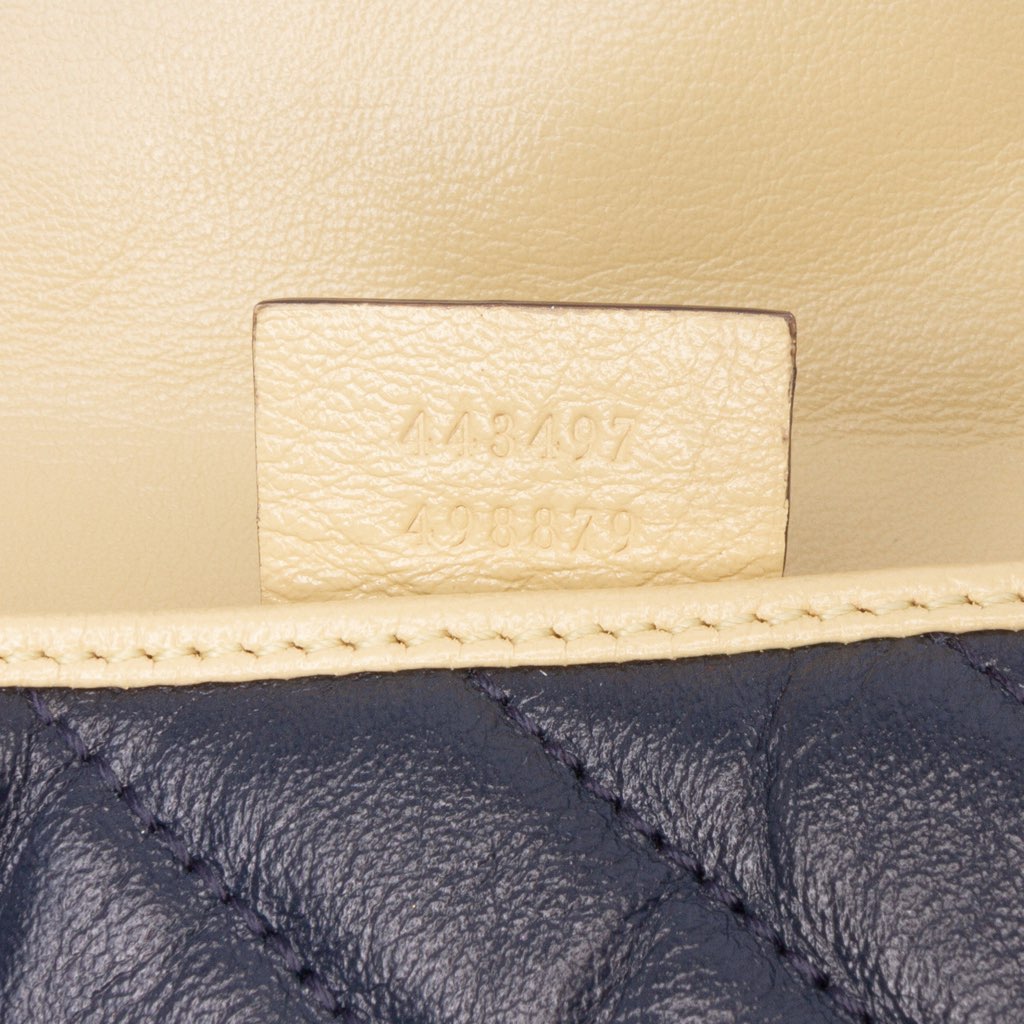 Gucci Small GG Marmont Matelasse Leather Torchon Flap Crossbody - 5