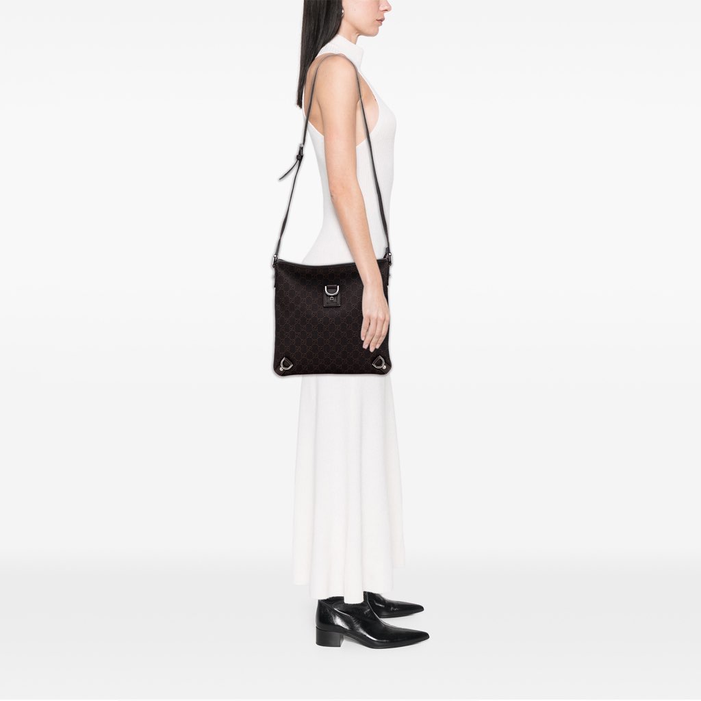 Gucci GG Denim Abbey D Ring Crossbody - Image 12