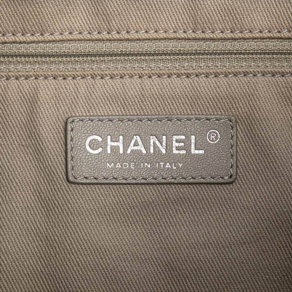 Chanel Iridescent Calfskin Sea Hit Tote - Side view