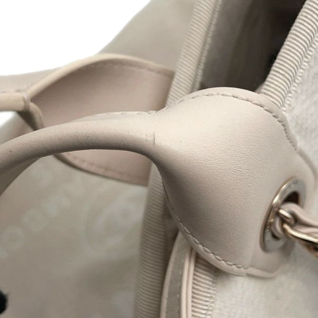 Chanel Medium Canvas Square Stitch Deauville Tote - Image 15