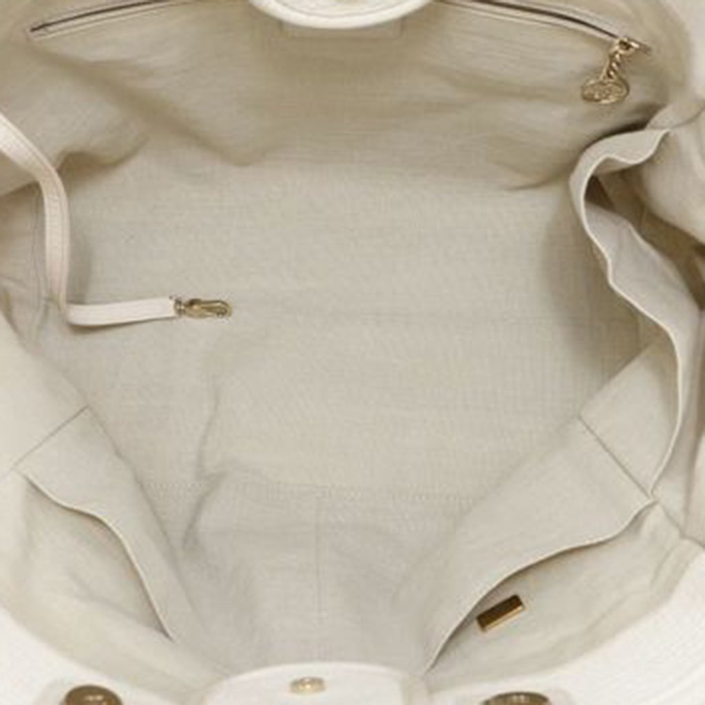 Chanel Medium Canvas Square Stitch Deauville Tote - 4