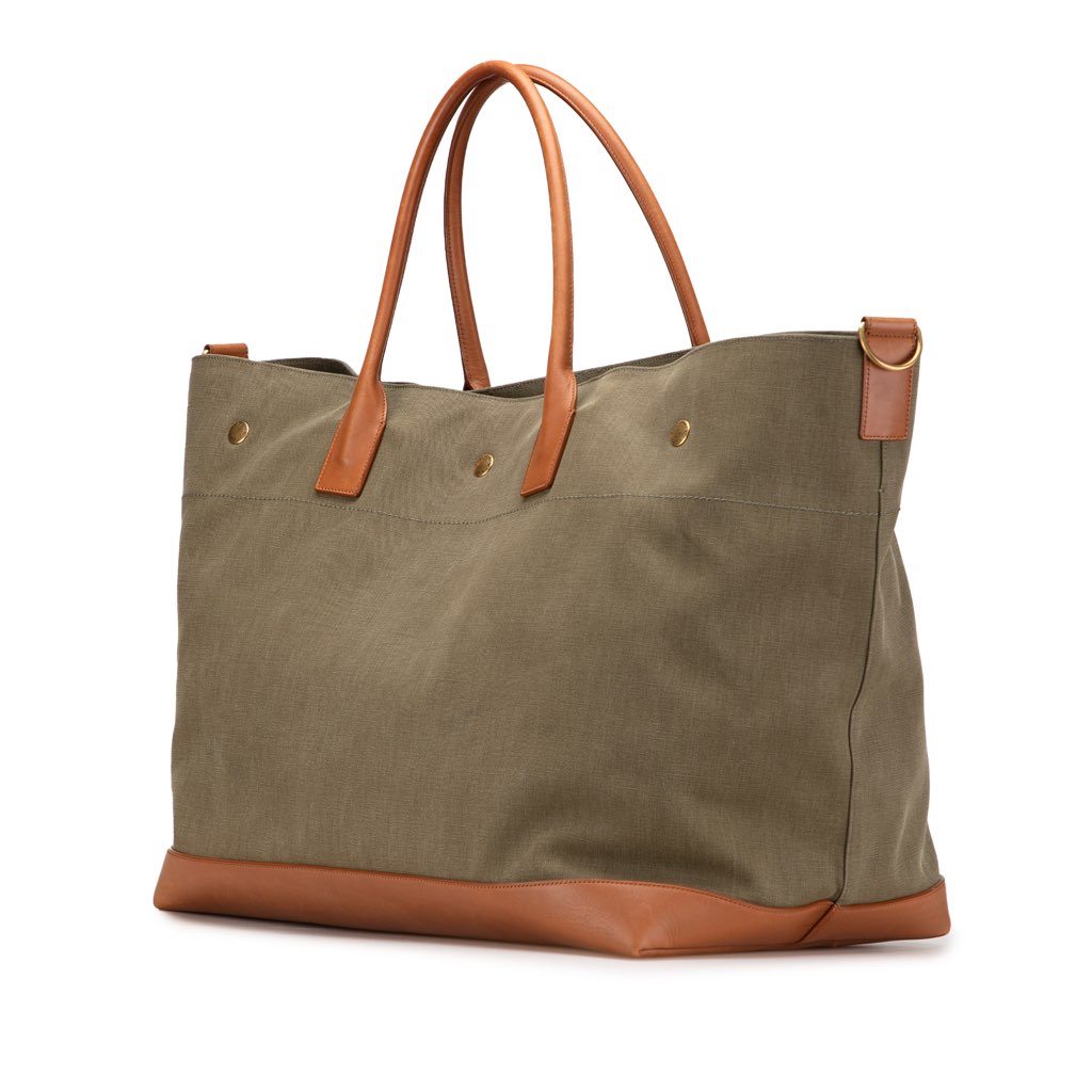 Saint Laurent Maxi Canvas Rive Gauche Shopper Tote - 2