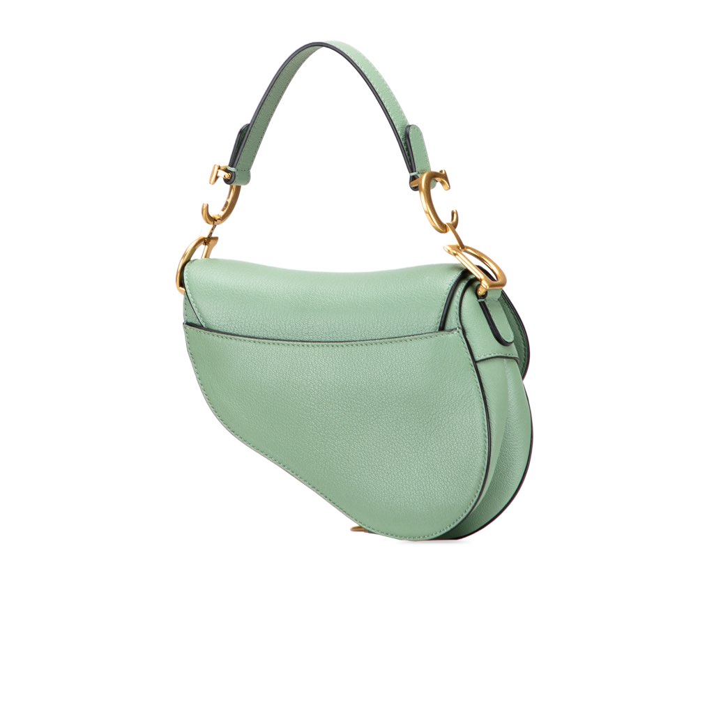 Dior Mini Calfskin Saddle Bag - 2