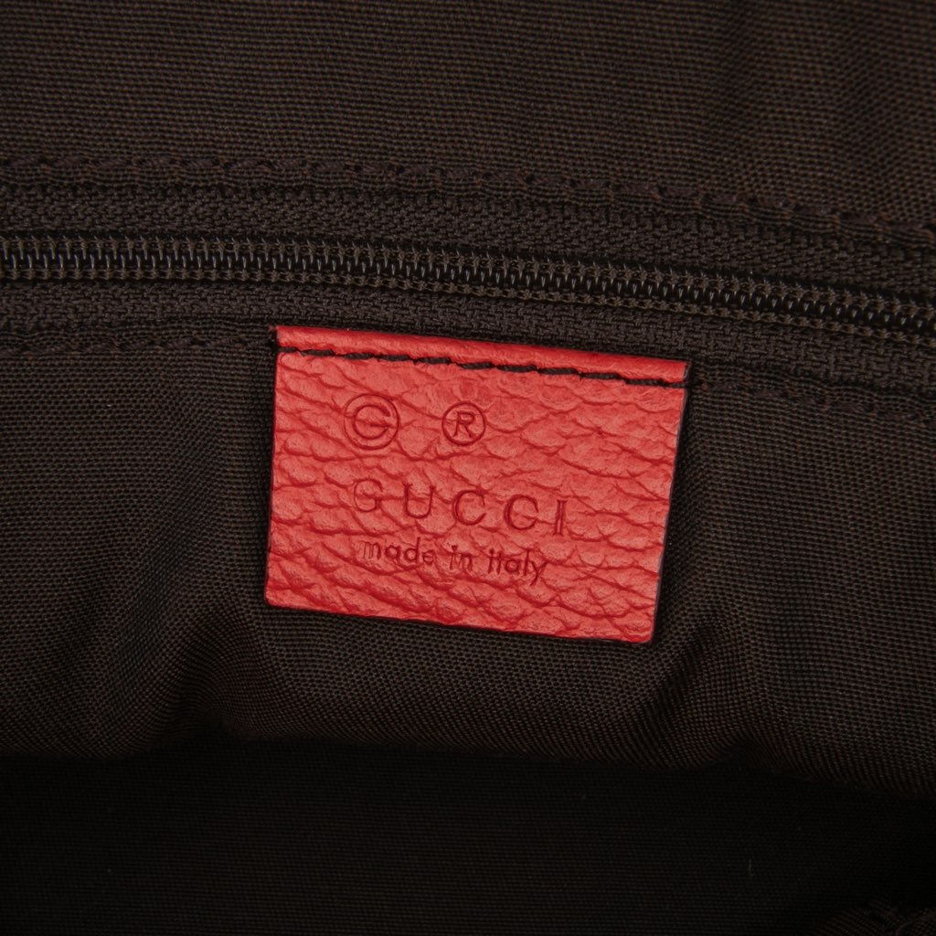 Gucci Leather Bamboo Tassel Satchel - Side view