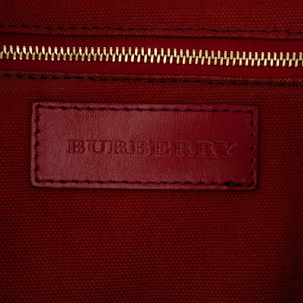 Burberry Small Haymarket Check Coated Canvas Salisbury Tote - 5