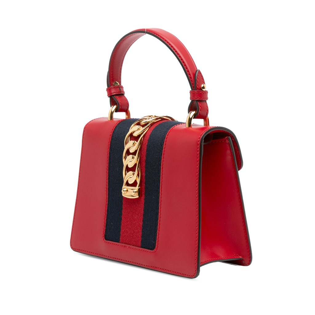 Gucci Mini Calfskin Sylvie Satchel - 2