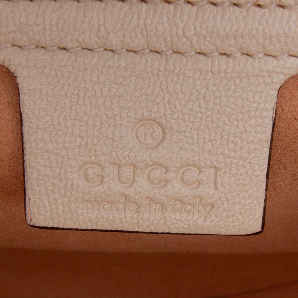 Gucci GG Supreme Saddle Padlock Crossbody - Side view