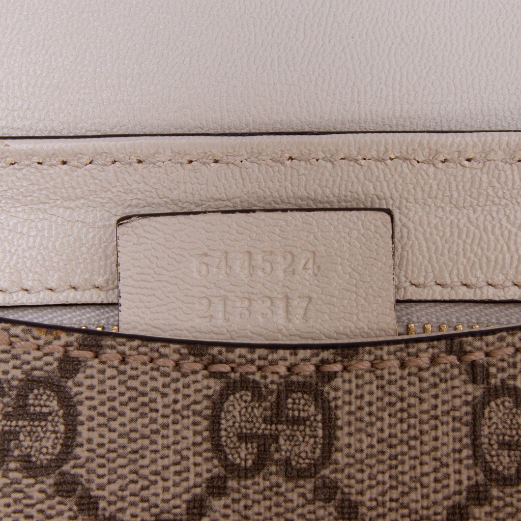 Gucci GG Supreme Saddle Padlock Crossbody - Detail 1