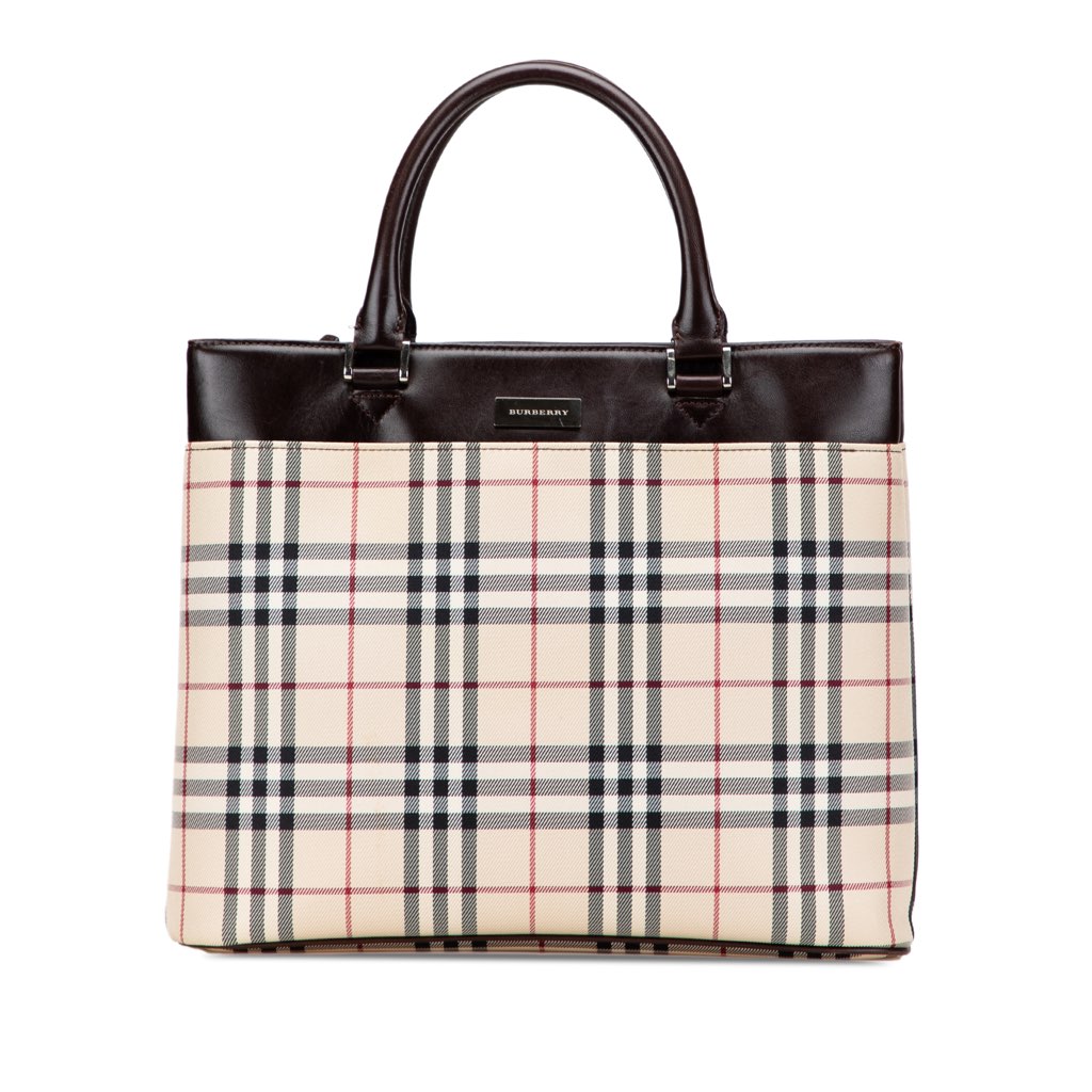 Burberry House Check Canvas Tote