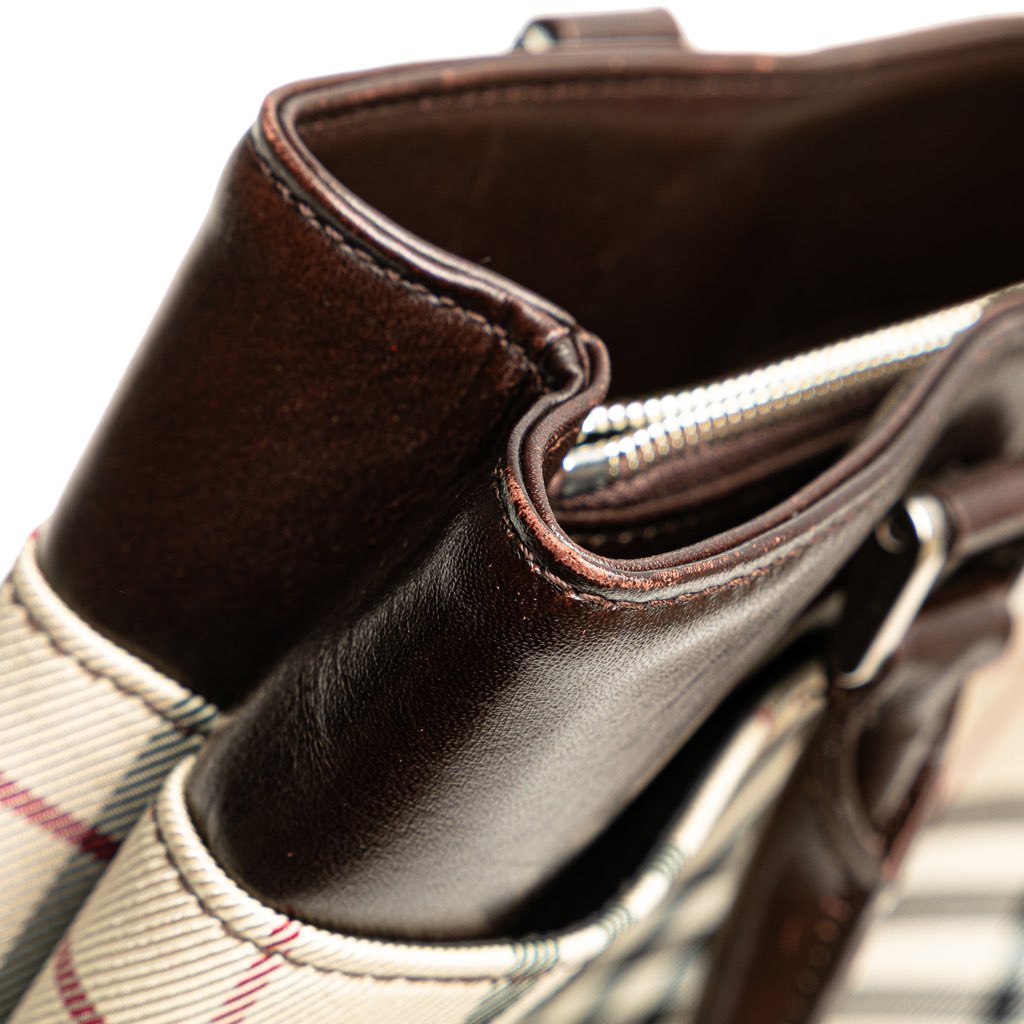 Burberry House Check Canvas Tote - Image 10