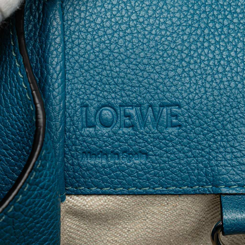 Loewe Small Grained Calfskin Drawstring Hammock Bag - Side view