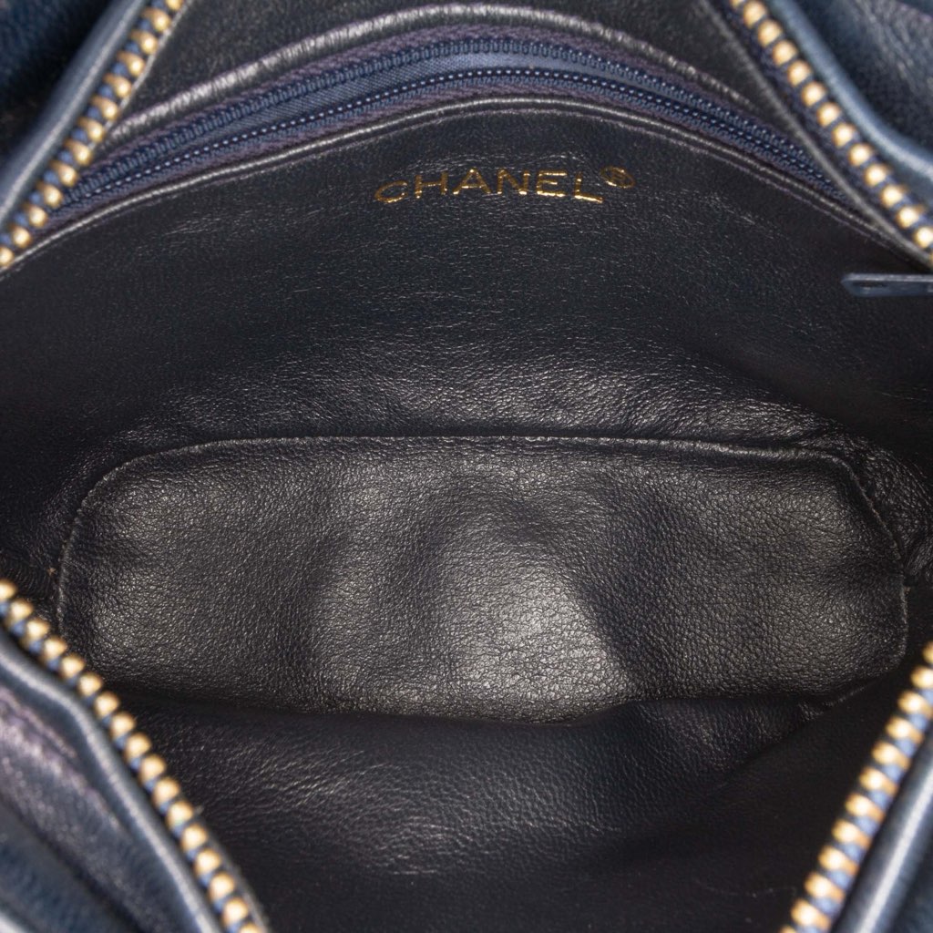 Chanel CC Quilted Lambskin Tassel Crossbody - 4