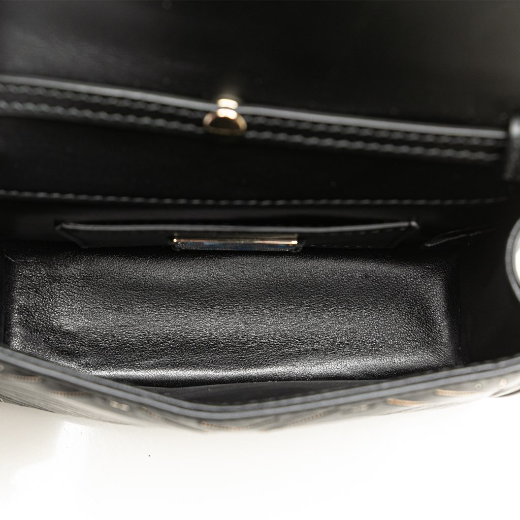 Bvlgari Quilted Calfskin Diamond Blast Serpenti Forever Crossbody - 4