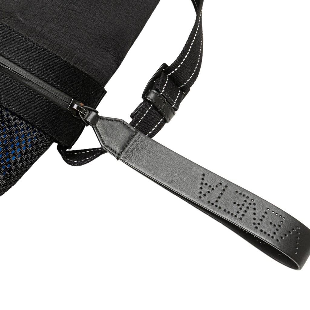 Bottega Veneta Nylon and Mesh Paper Touch Bucket Bag - Image 10