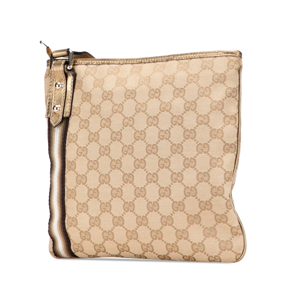 Gucci GG Canvas Jolicoeur Crossbody - Back view