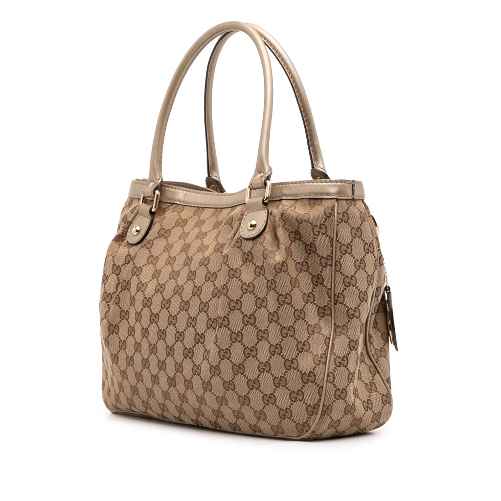 Gucci GG Canvas Sukey Tote - Back view