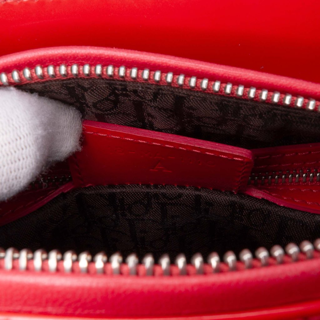 Dior Medium Patent Cannage Whipstitch Lady Dior - 5