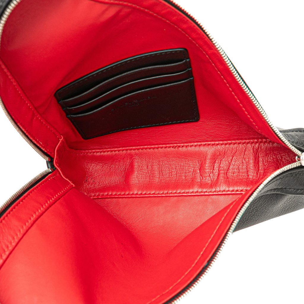 Balenciaga Medium Leather Triangle Clutch - 4