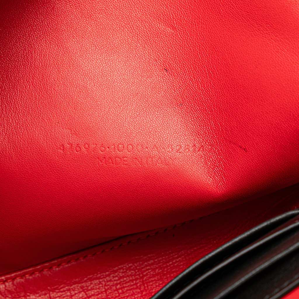 Balenciaga Medium Leather Triangle Clutch - Detail 2