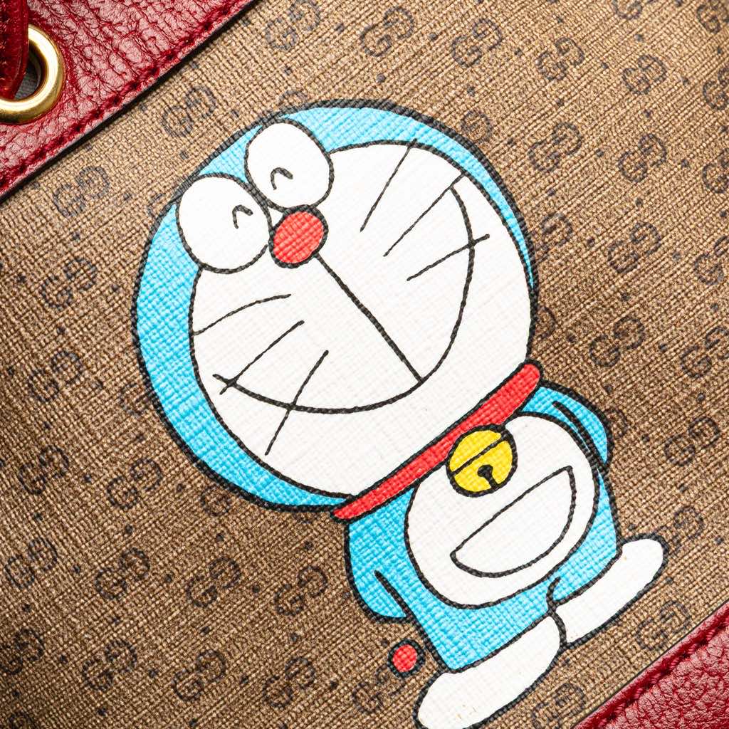 Gucci Micro GG Supreme Doraemon Bucket Bag - Image 10