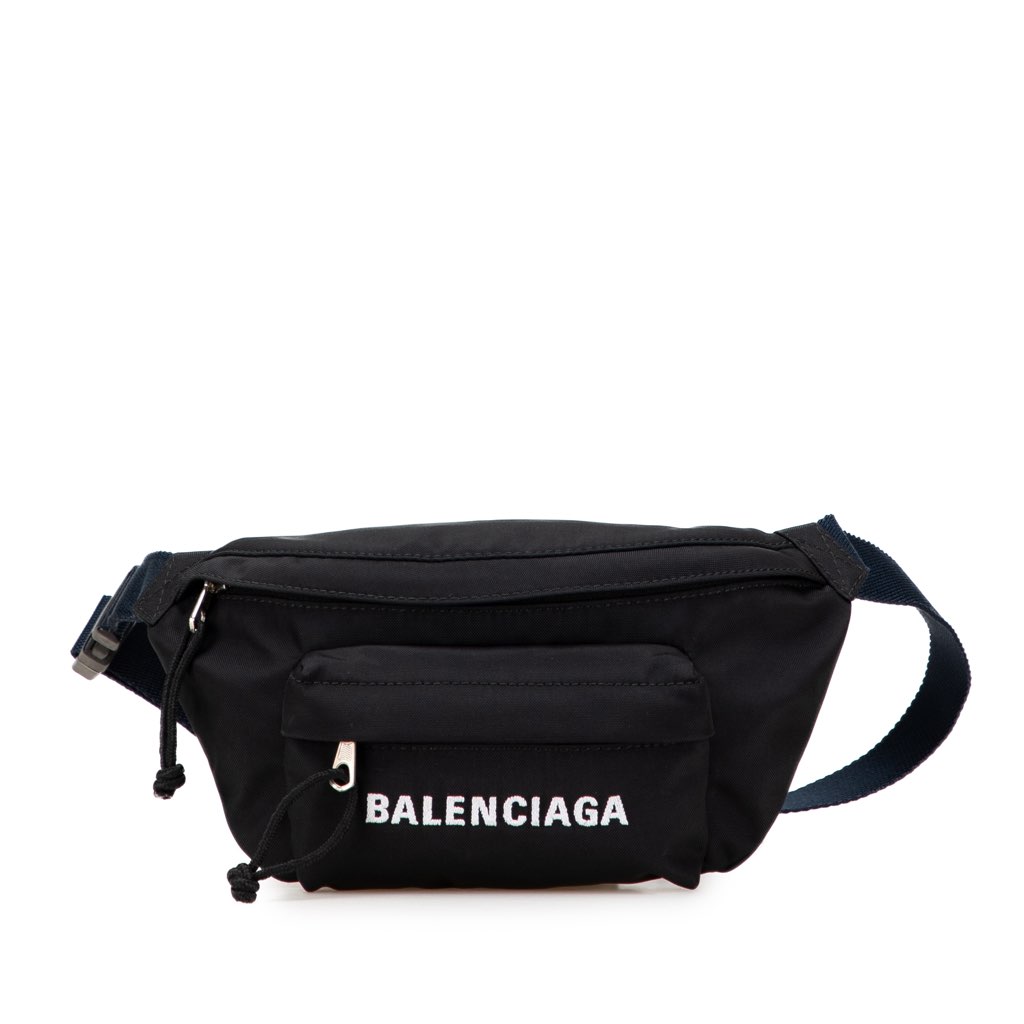 Balenciaga Nylon Logo Wheel Belt Bag