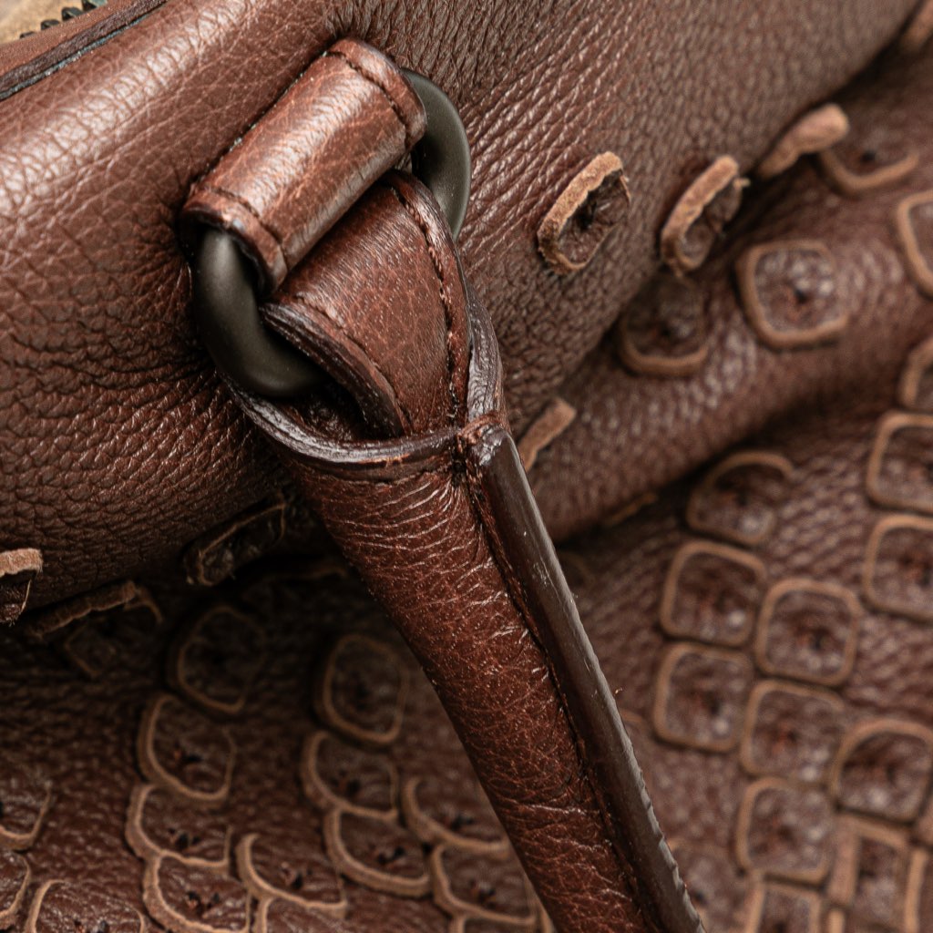 Bottega Veneta Cervo Patchwork Bowler Bag - Image 11