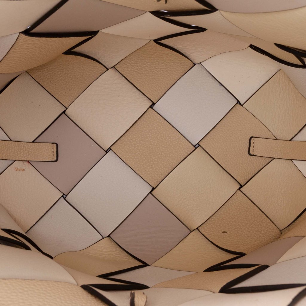 Loewe Small Woven Leather Surplus Basket Bag - 5