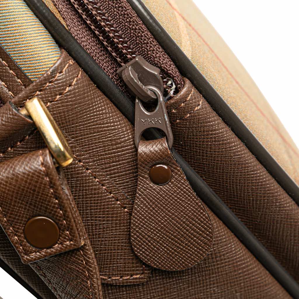 Burberry Vintage Check Canvas Crossbody - 5