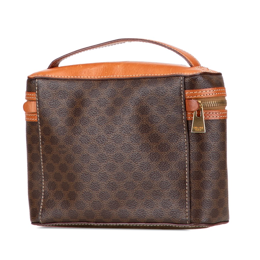 Celine Macadam Coated Canvas Vanity Bag - 2